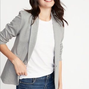 Old Navy classic ponte knit blazer gray XL TALL